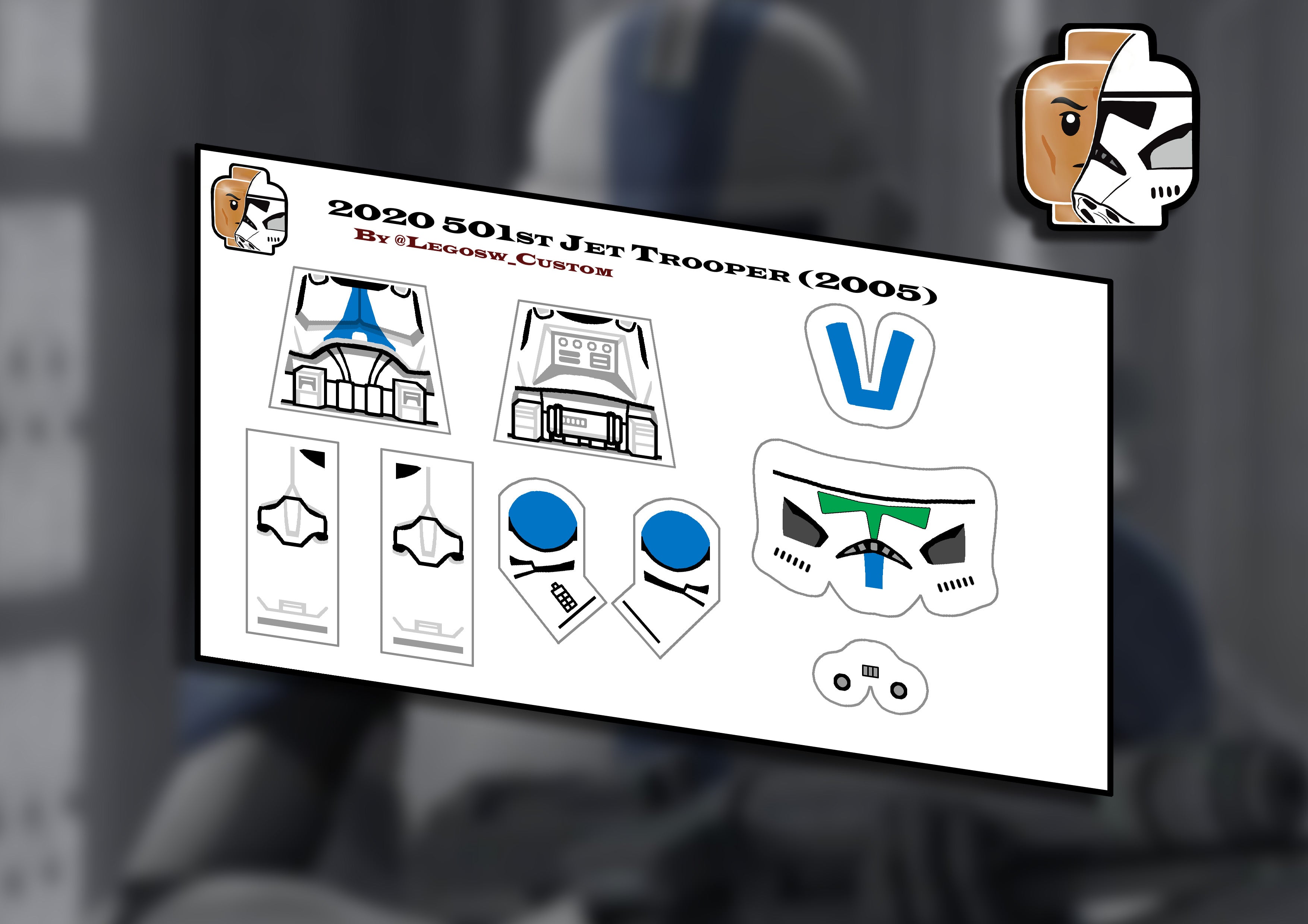 Phase 2 501st Jet Trooper (BF 2 2005)