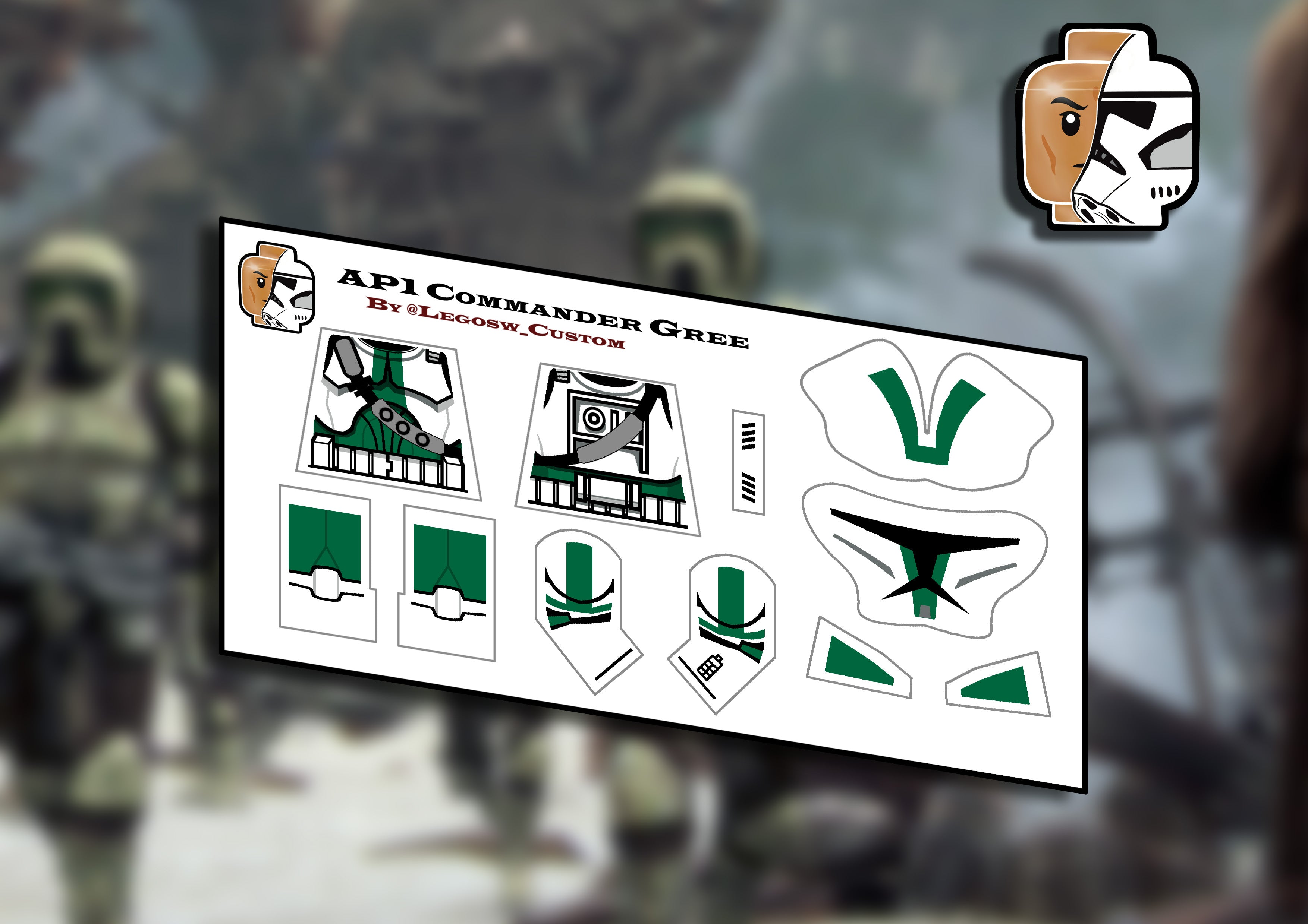 Commander Gree Custom Phase 1 Commander Gree ā LSW Custom Shop