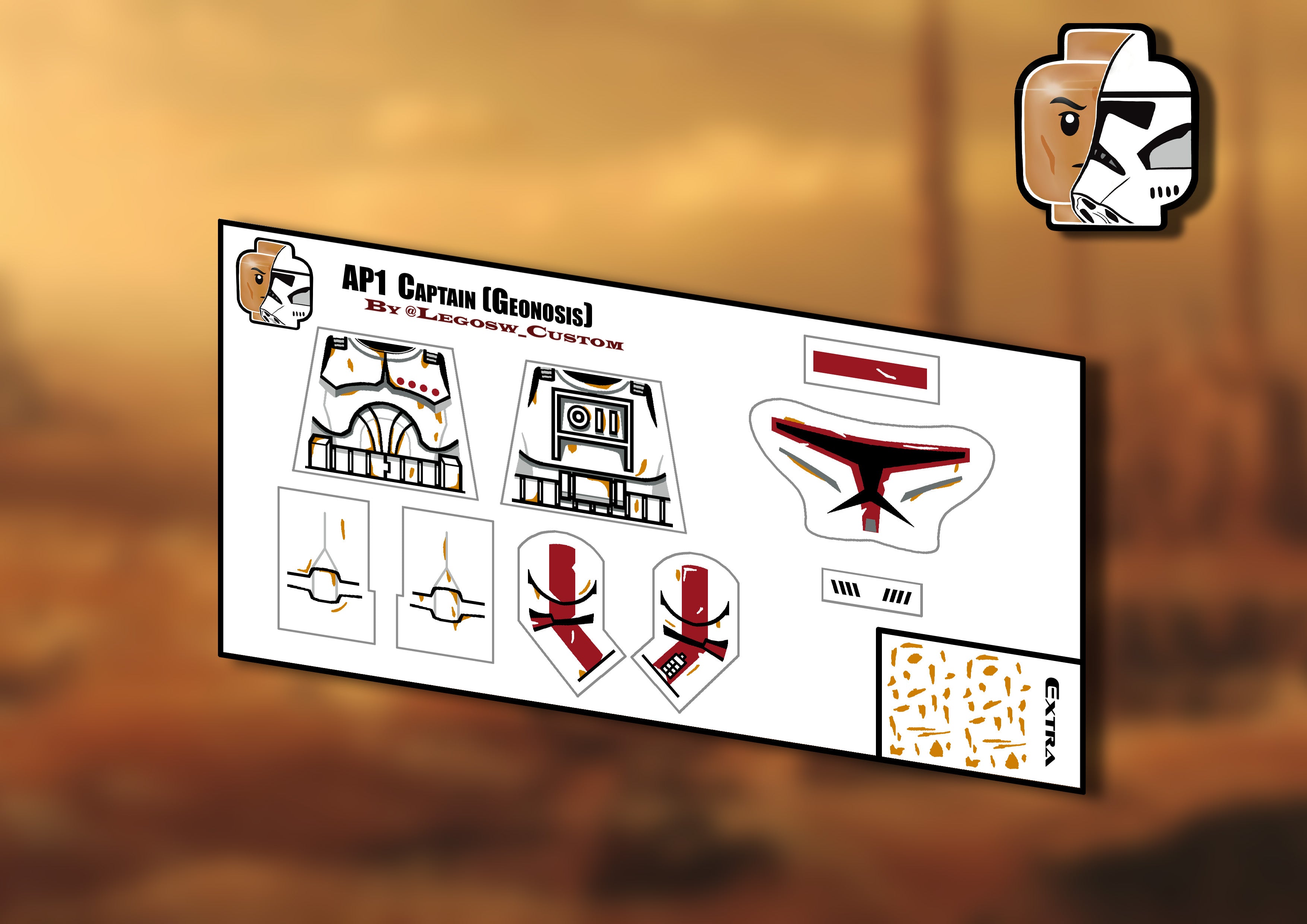 Phase 1 Clone Captain (Geonosis Collection)