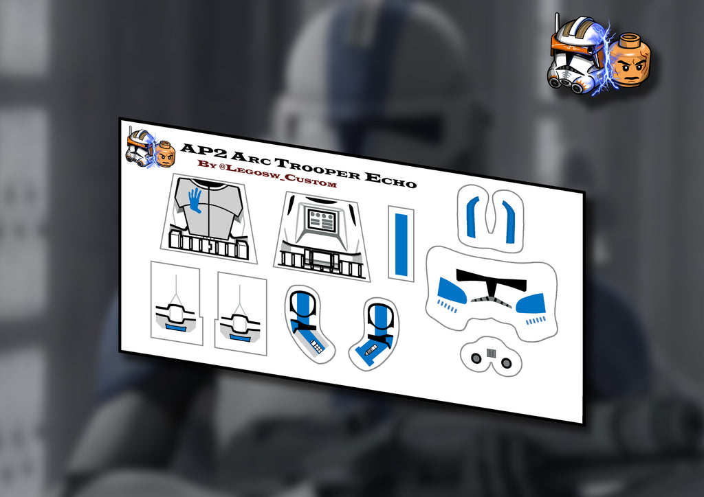 Lego clone trooper online echo