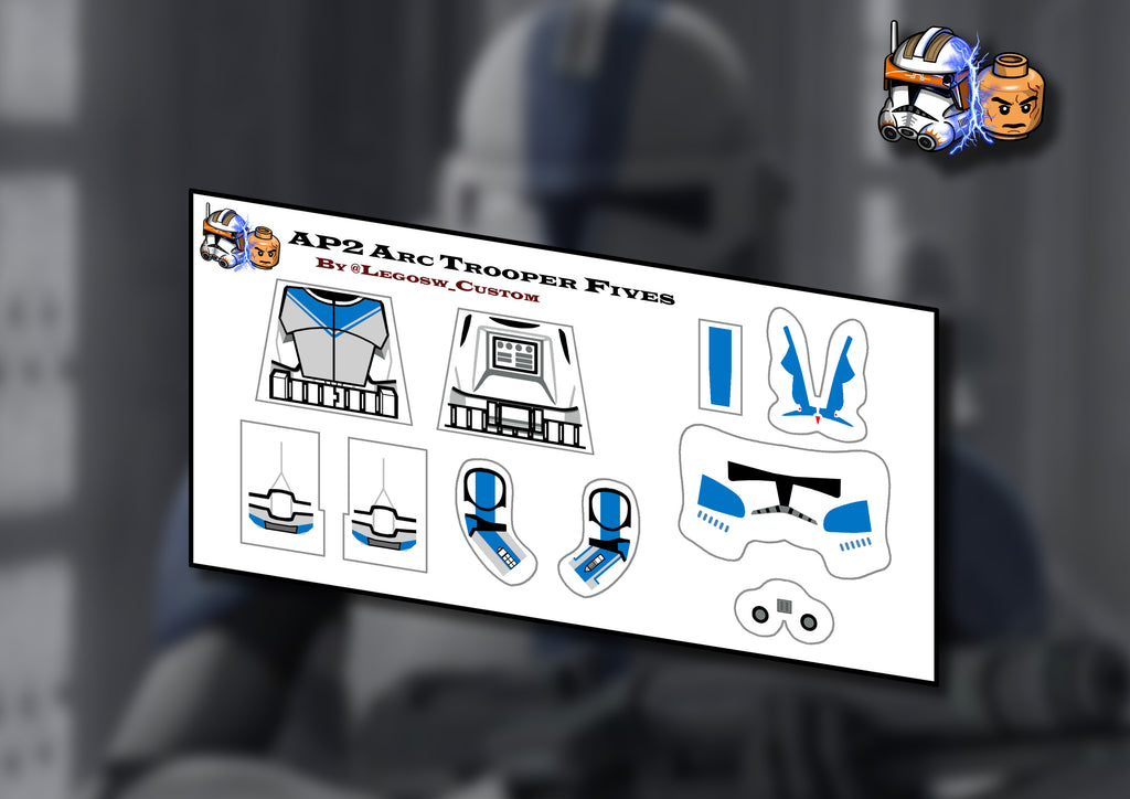 Lego clone trooper online fives