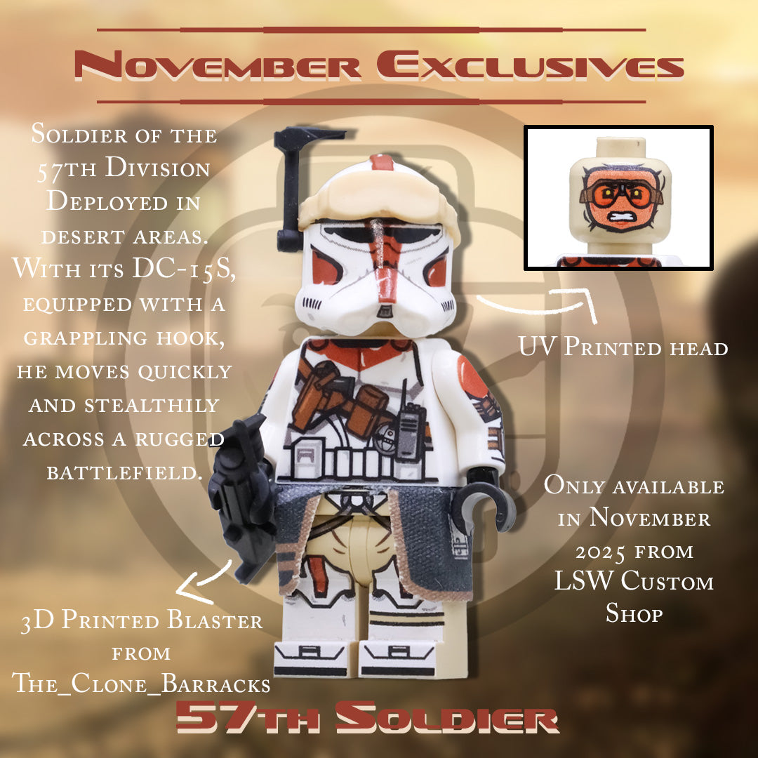 MONTHLY EXCLUSIVE 57th Soldier (November ONLY)