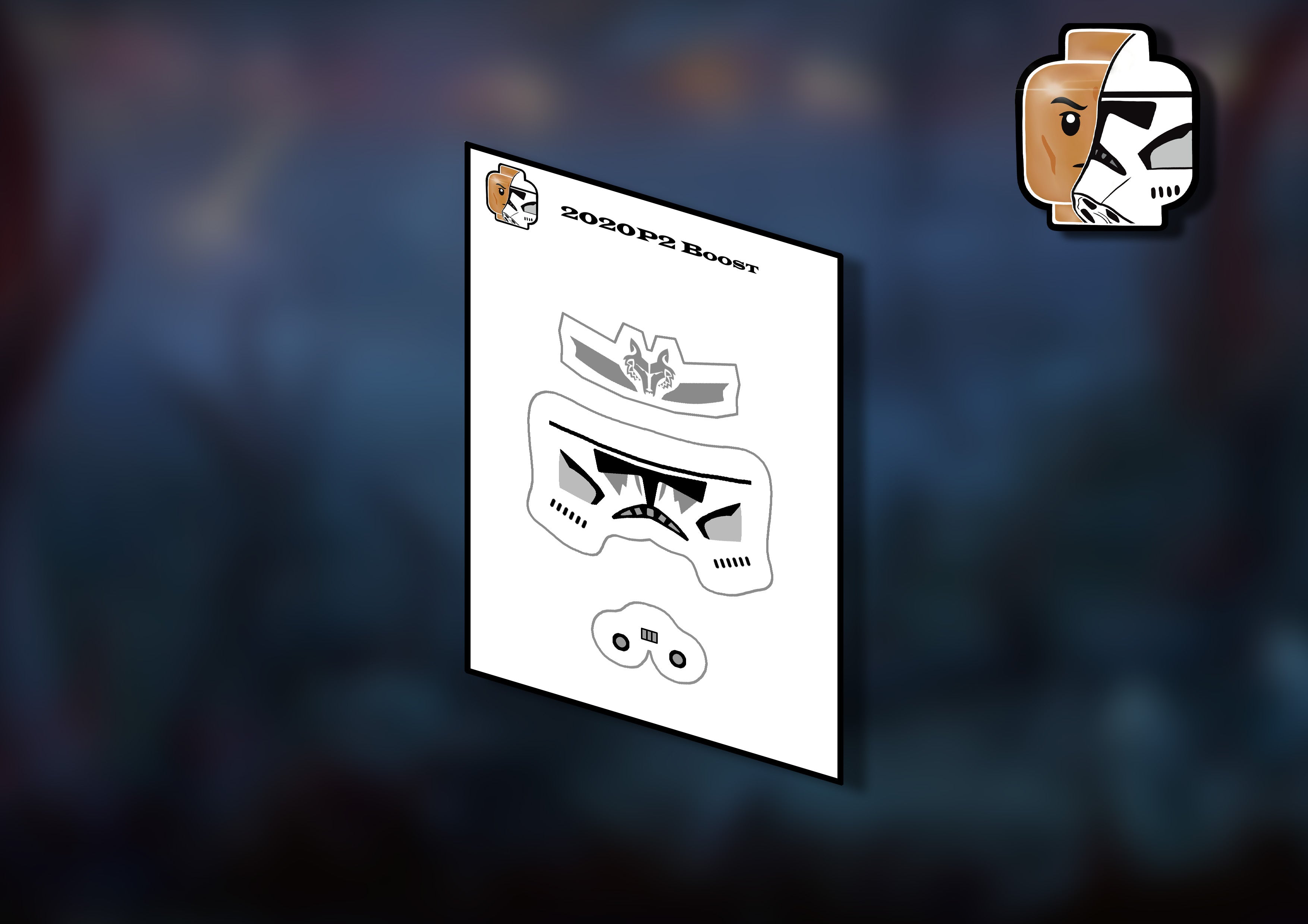 104th Helmet decals (multiple variants)
