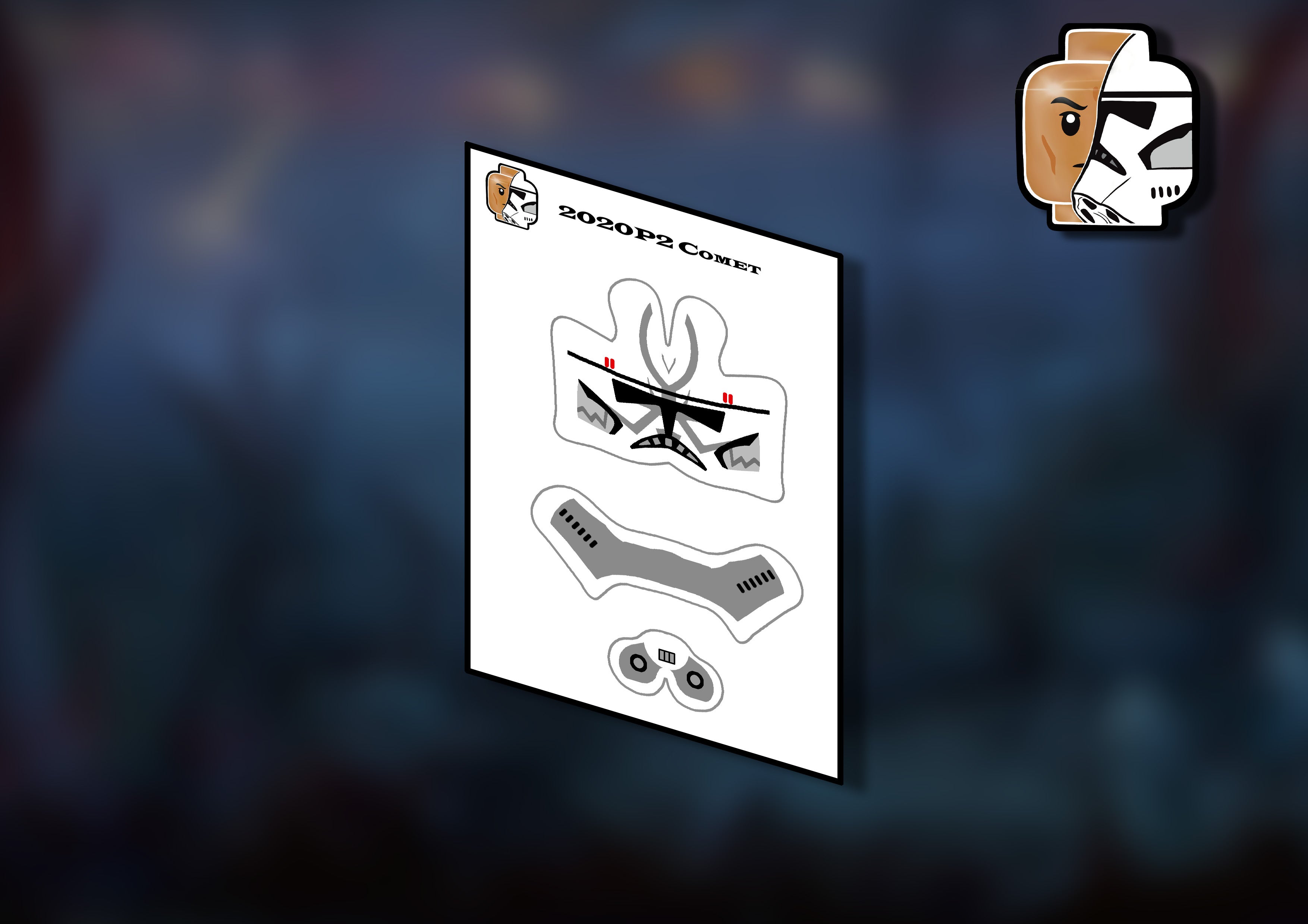104th Helmet decals (multiple variants)