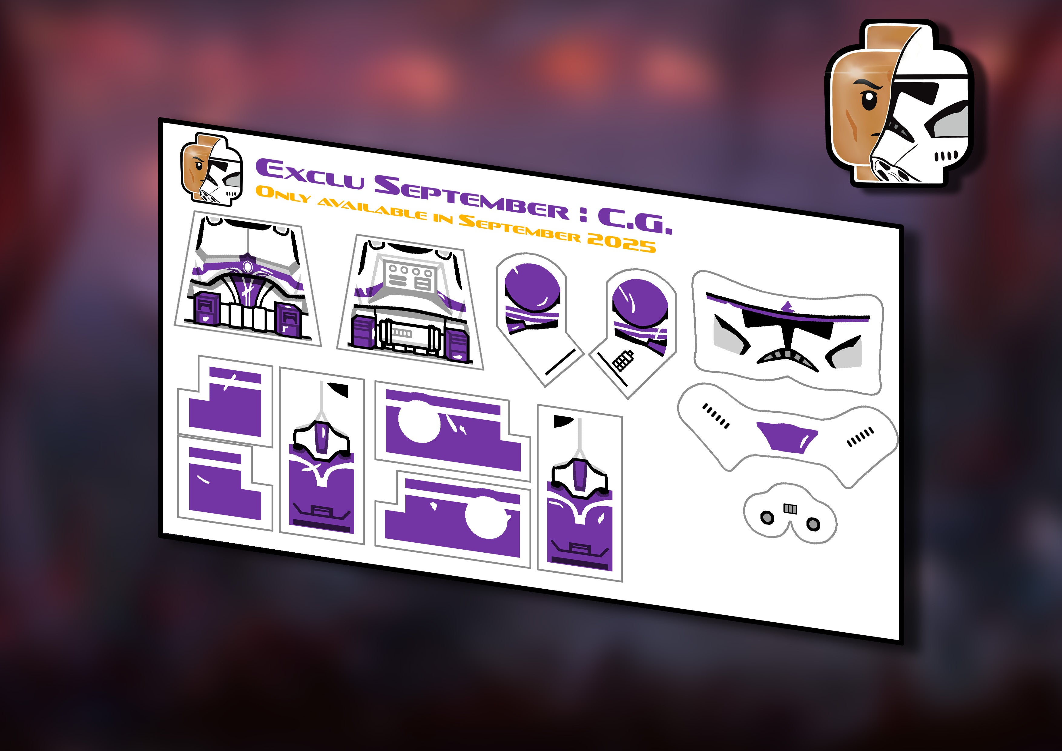 Purple Collection EXCLUSIVE Coruscant Guard (September ONLY)