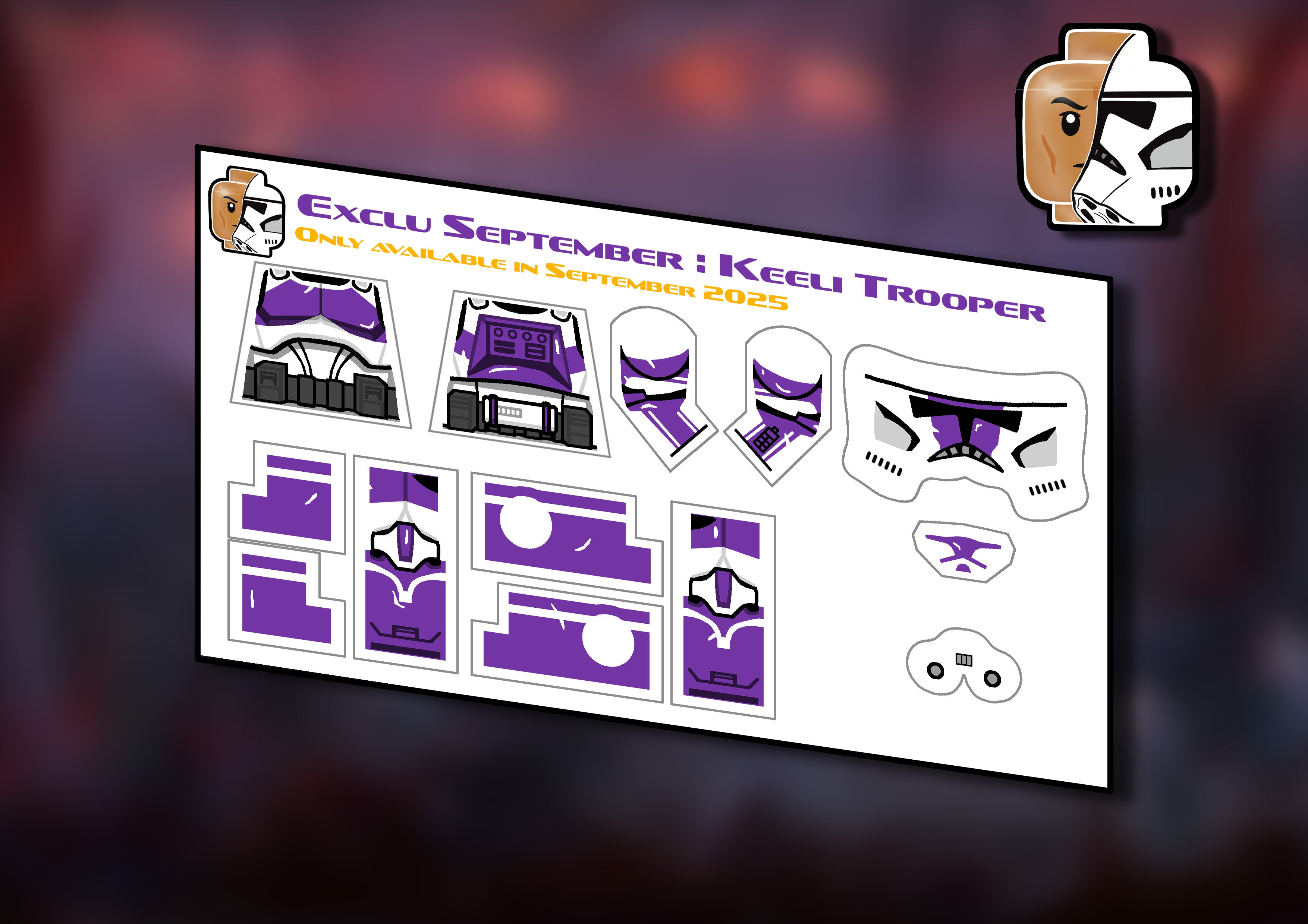 Purple Collection EXCLUSIVE Keeli Trooper (September ONLY)
