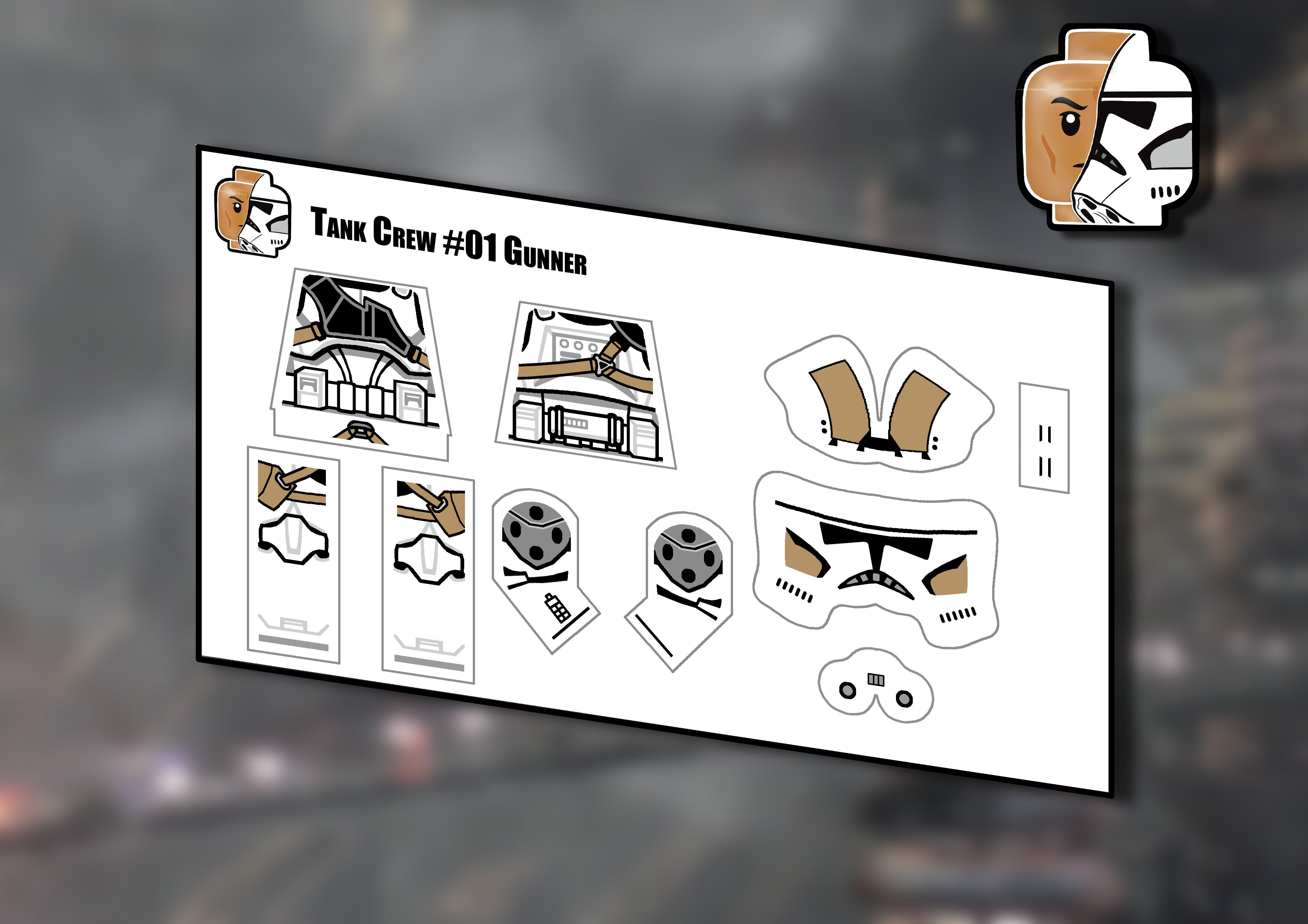 2020 Clone Gunner (Tank Crew Gunner #01)