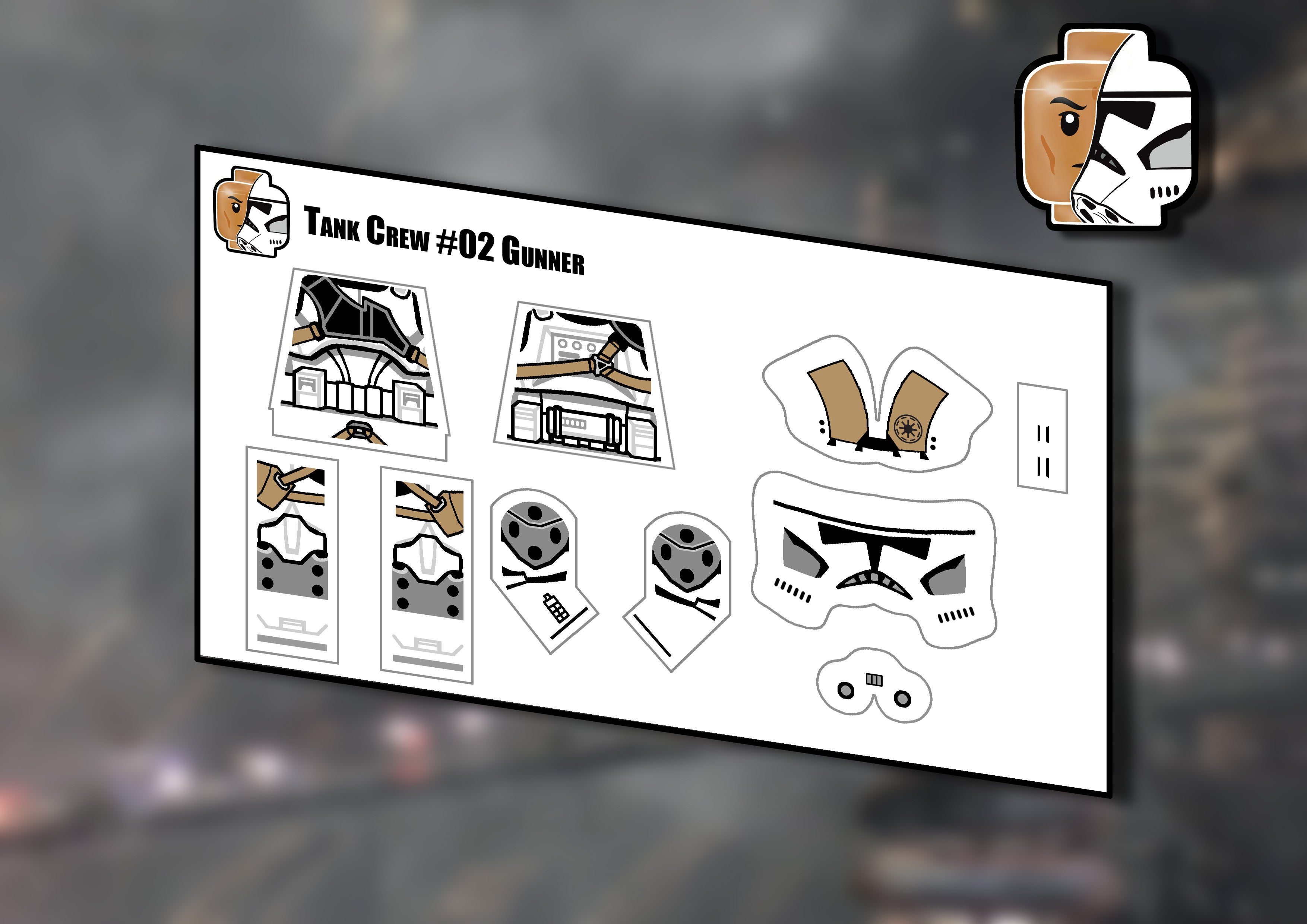 2020 Clone Gunner (Tank Crew Gunner #02)