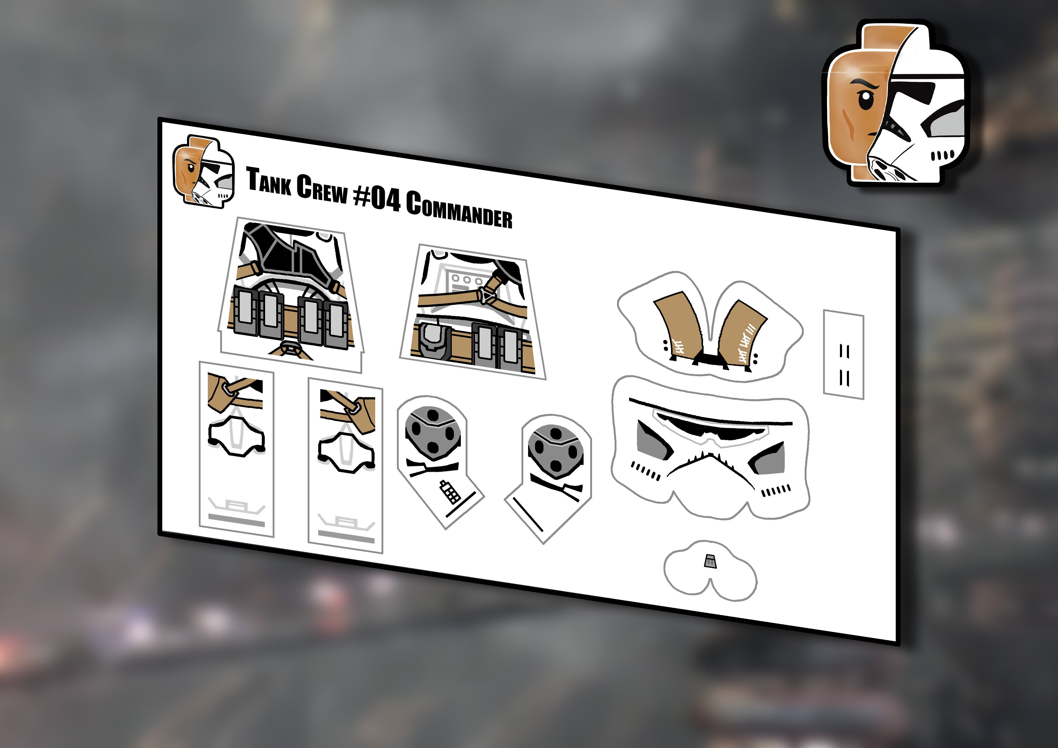 2020 Clone Gunner (Tank Crew Commander #04)