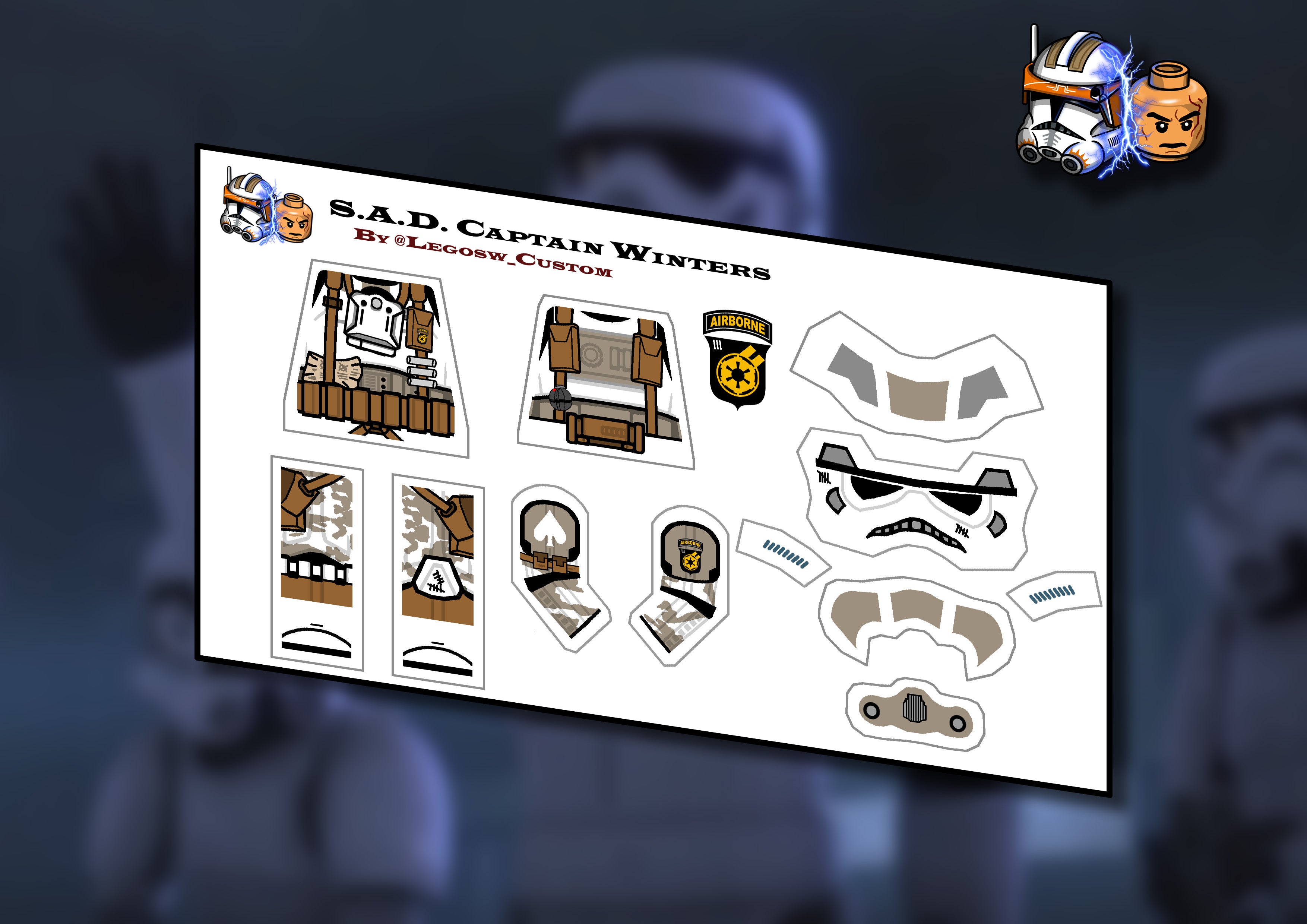 Stormtrooper Ariborne Division Captain Winters