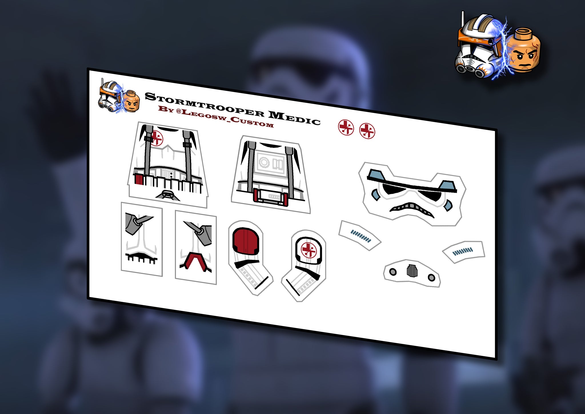 Star Wars Medic Patch -  Norway