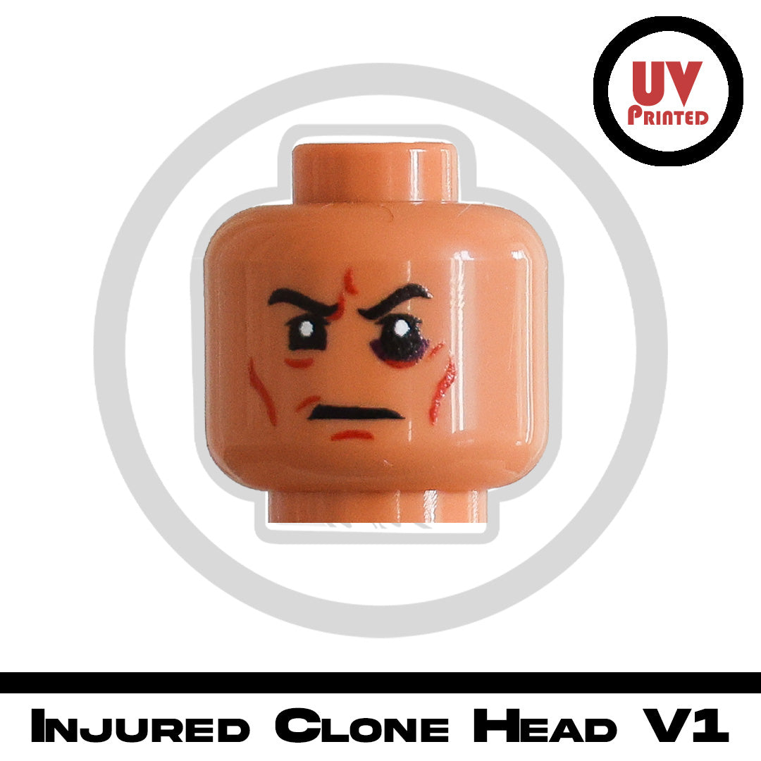 UV Printed Injured Clone Head (multiple versions)