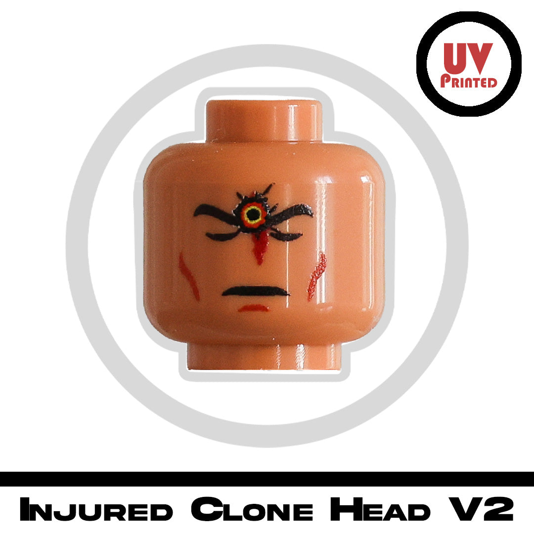 UV Printed Injured Clone Head (multiple versions)