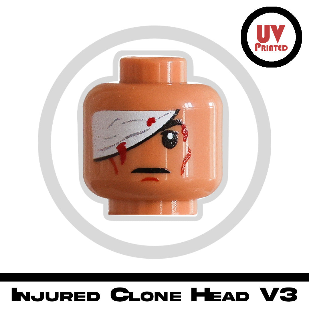 UV Printed Injured Clone Head (multiple versions)