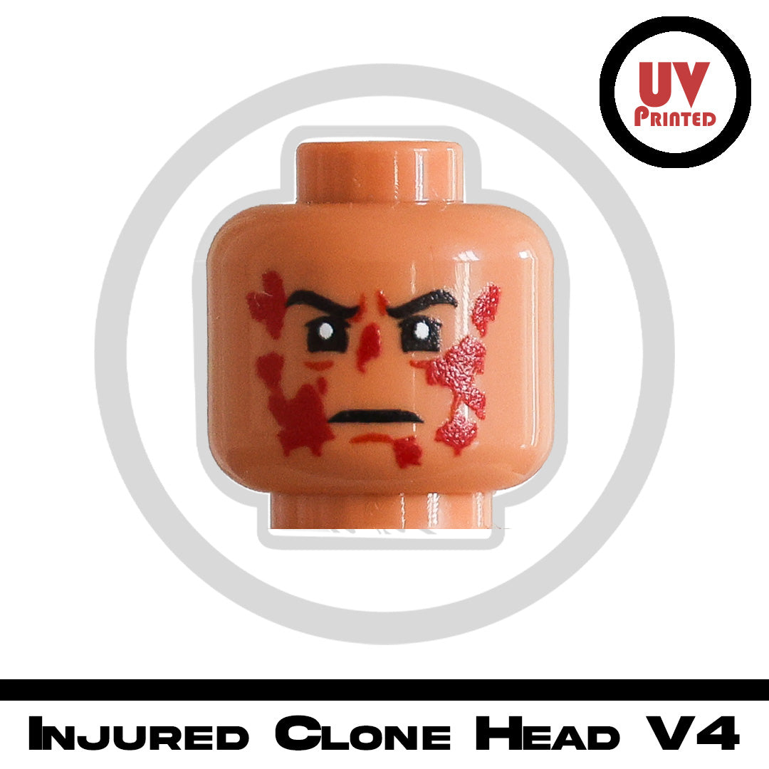 UV Printed Injured Clone Head (multiple versions)