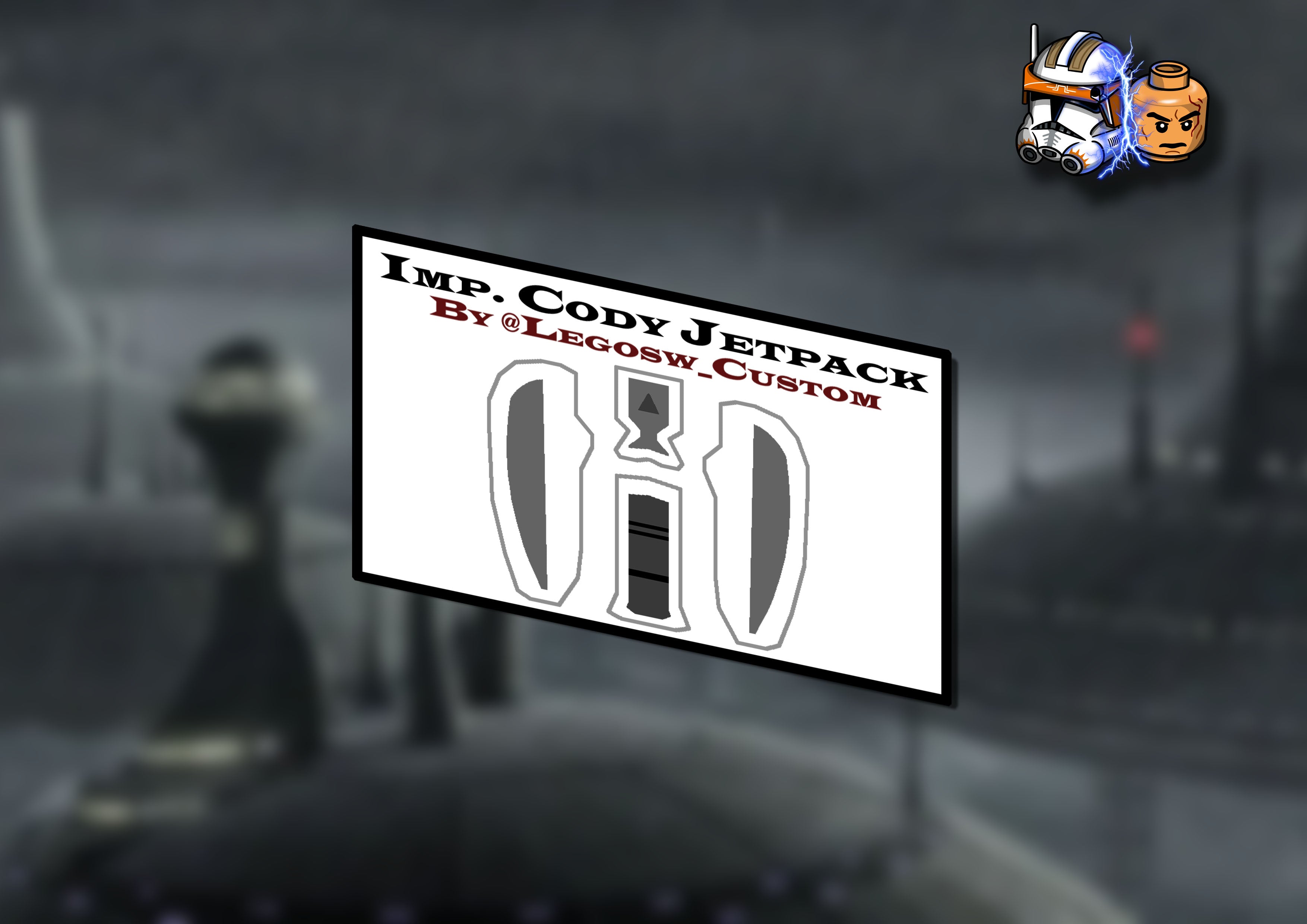 Cody Jetpack decal : The Bad Batch S2 Cody (Clean)